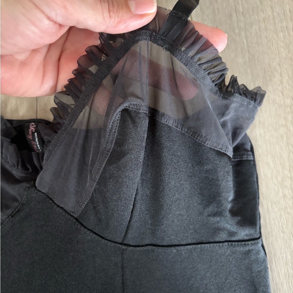 Vtg Victoria's Secret 06 Sexy Little Things Nylon Black Dress Slip Small Medium - Picture 5 of 6